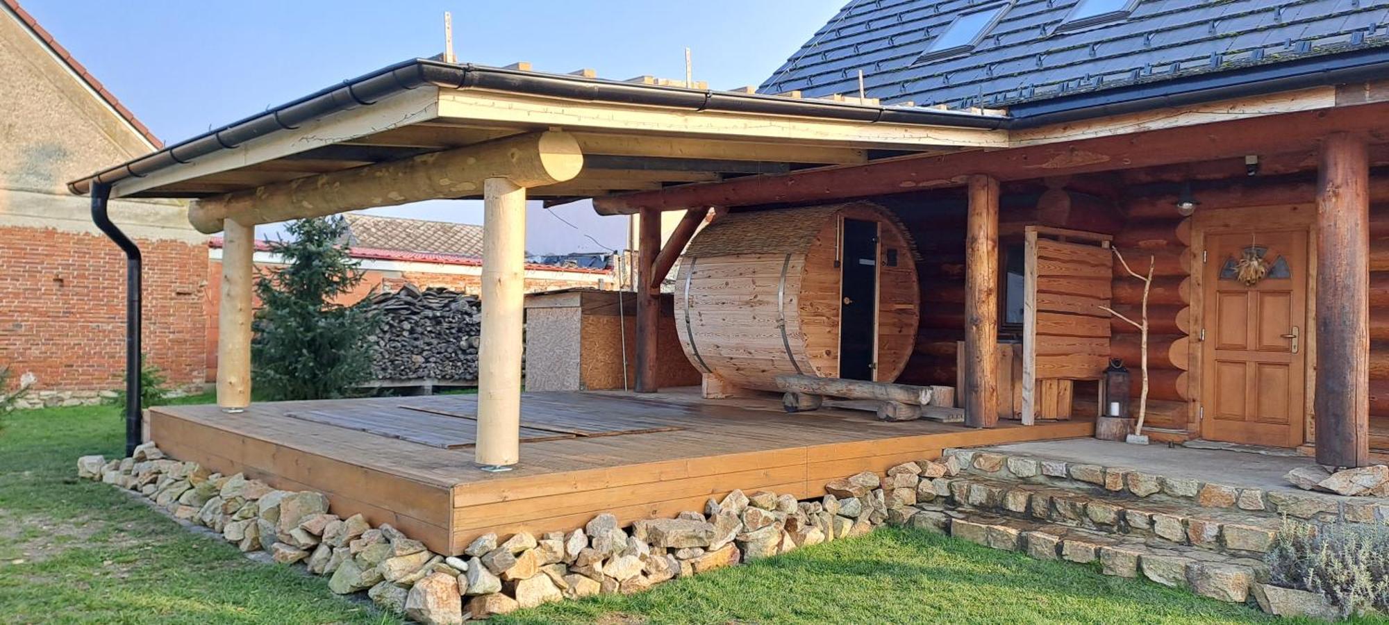 فيلا Wellness Srub U Holubu Malsice المظهر الخارجي الصورة